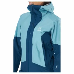 Haglöfs Lumi Jacket Women Dark Ocean/frost Blue Blå Best