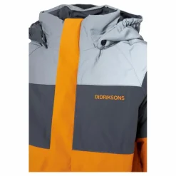 Didriksons Lux Kids Jacket Yellow Flerfärgad Discount