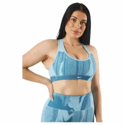 Lux Perform Allover Print Racer Bra Steblu*Reebok Discount