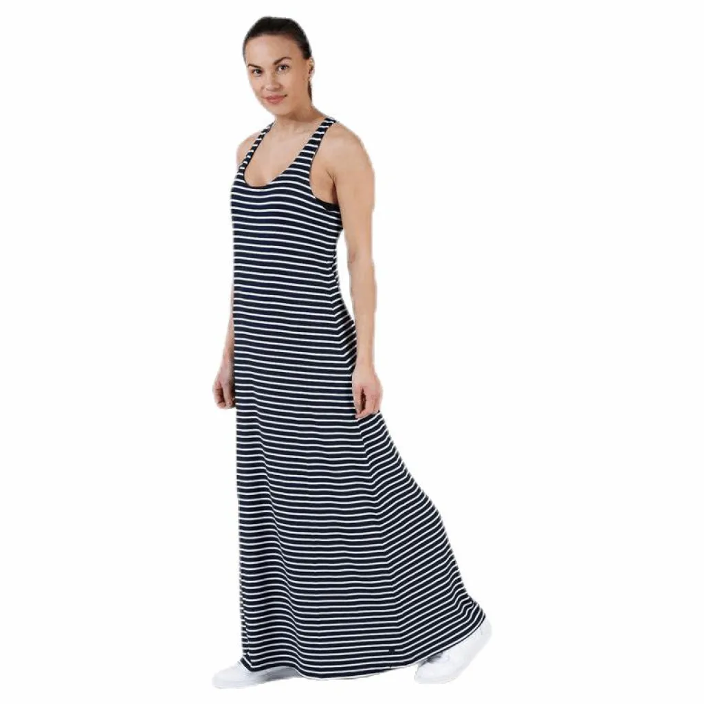 Tenson Lynnet Dress Blue/White Flerfärgad Sale