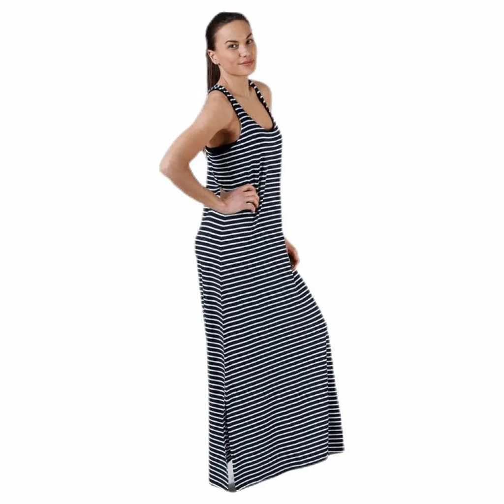 Tenson Lynnet Dress Blue/White Flerfärgad Sale