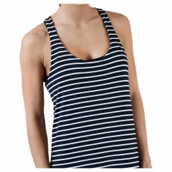 Tenson Lynnet Dress Blue/White Flerfärgad Sale