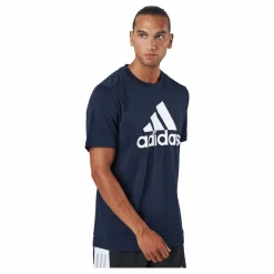 adidas M Fr Lg T Legink/white Blå Outlet