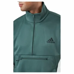 adidas M Gg Sl 1/4 Zip Greoxi/black Grön Clearance
