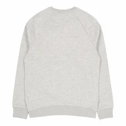 Peak Performance M Original Small Logo Crew Med Grey Melange Grå Best