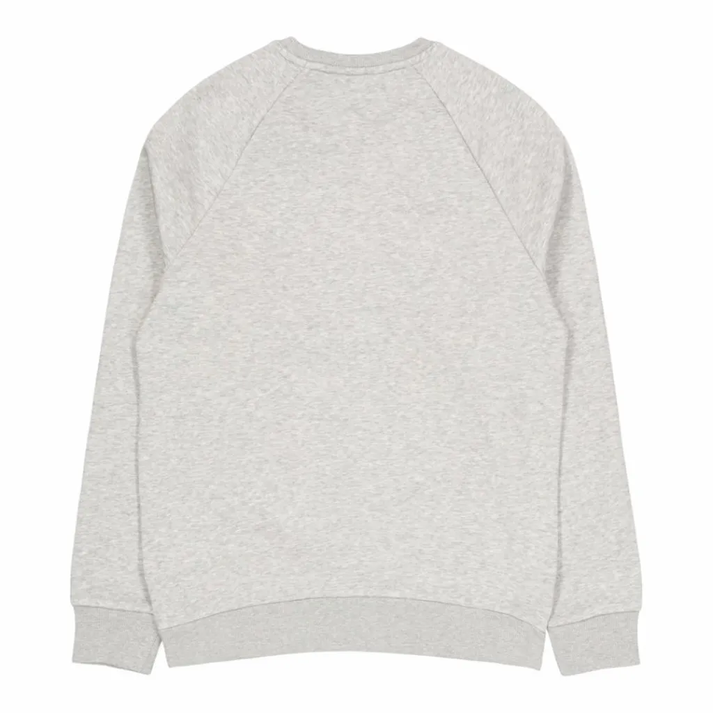 Peak Performance M Original Small Logo Crew Med Grey Melange Grå Best