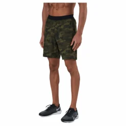 M Printed Elastic Shorts Action Green*Casall Clearance