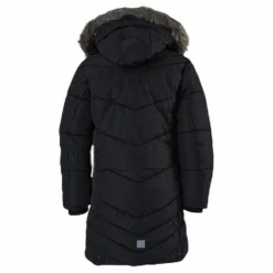 Name It Mabecca Long Puffer Jacket Black Svart