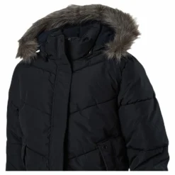 Name It Mabecca Long Puffer Jacket Black Svart