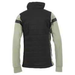 Didriksons Madrid Girls Hybrid Jacket Black/Green Svart och Grön Sale