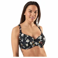Abecita Malaga Padded Wire Bra Black Svart