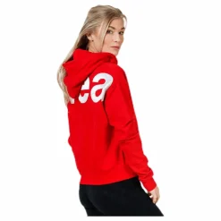 Svea Malaga Zip Hood Red Röd Hot