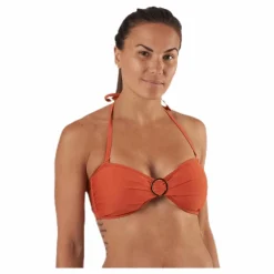 Waikani Beachwear Mano Bandeau Orange Best