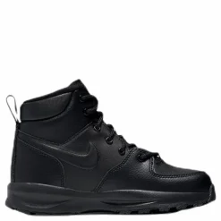 Nike Manoa Leather PS Little kids Black Svart Best