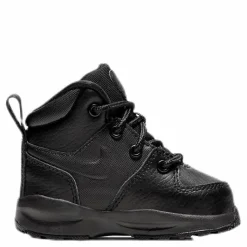 Nike Manoa Leather TD Kids Black Svart Best