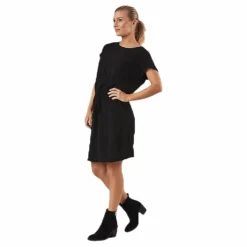 Mariana Myrina S/S Det Dress Wvn Black*Only