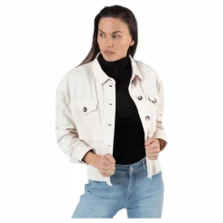 Only Marina Crop Jacket Grey Grå Hot