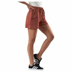 Pieces Marisa Mw Shorts Brown Brun