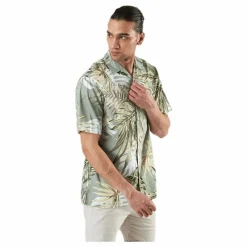 Marty Organic Shirt Ss Green*Jack & Jones Sale