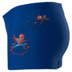 adidas Marvel Superhero Boys Swim Brief Team Royal Blue / Vivid Red Blå Best