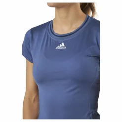adidas Tennis Match Tee Aeroready Blue/White Blå och Vit Online