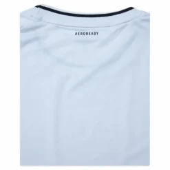 adidas Tennis Match Tee Aeroready White/Black Vit Outlet