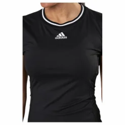 adidas Tennis Match Tee Aeroready White/Black Svart