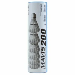 Yonex Mavis 200 6-pcs Tube Mid White Flerfärgad