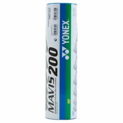 Yonex Mavis 200 6-pcs Tube Mid White Flerfärgad