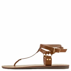 Only Maya Pu Ankle Wrap Sandal Brown Brun Online