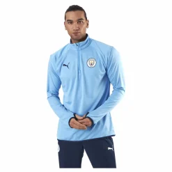 Puma MCFC Warmup Midlayer Blue Blå Sale