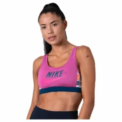 Nike Medium Pad Icon Clash Bra Pink/Blue Rosa