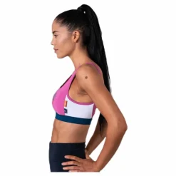 Nike Medium Pad Icon Clash Bra Pink/Blue Rosa