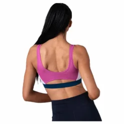 Nike Medium Pad Icon Clash Bra Pink/Blue Rosa