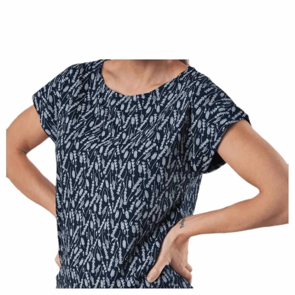 Melanie Capsleeve Blue/Patterned*Holebrook Online