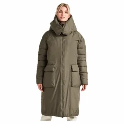Melina Puff Coat Green*Didriksons Outlet