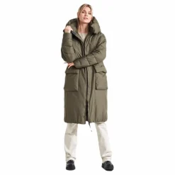 Melina Puff Coat Green*Didriksons Outlet