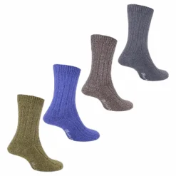Norfolk Mens Bamboo Blended Walking Socks - Simon Gold Guld Best