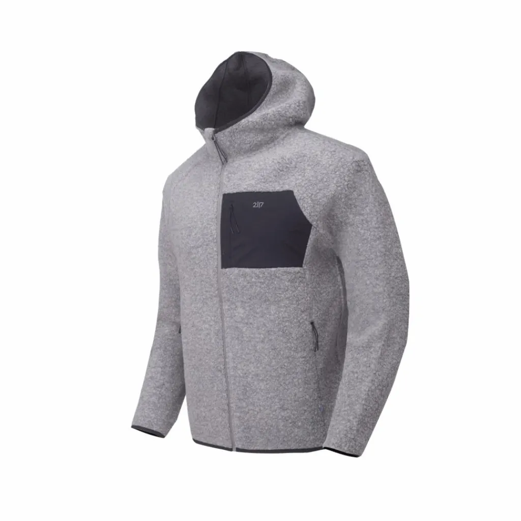 Men’S Wool Pile Hoodie Skord Grey*2117 of Sweden Clearance