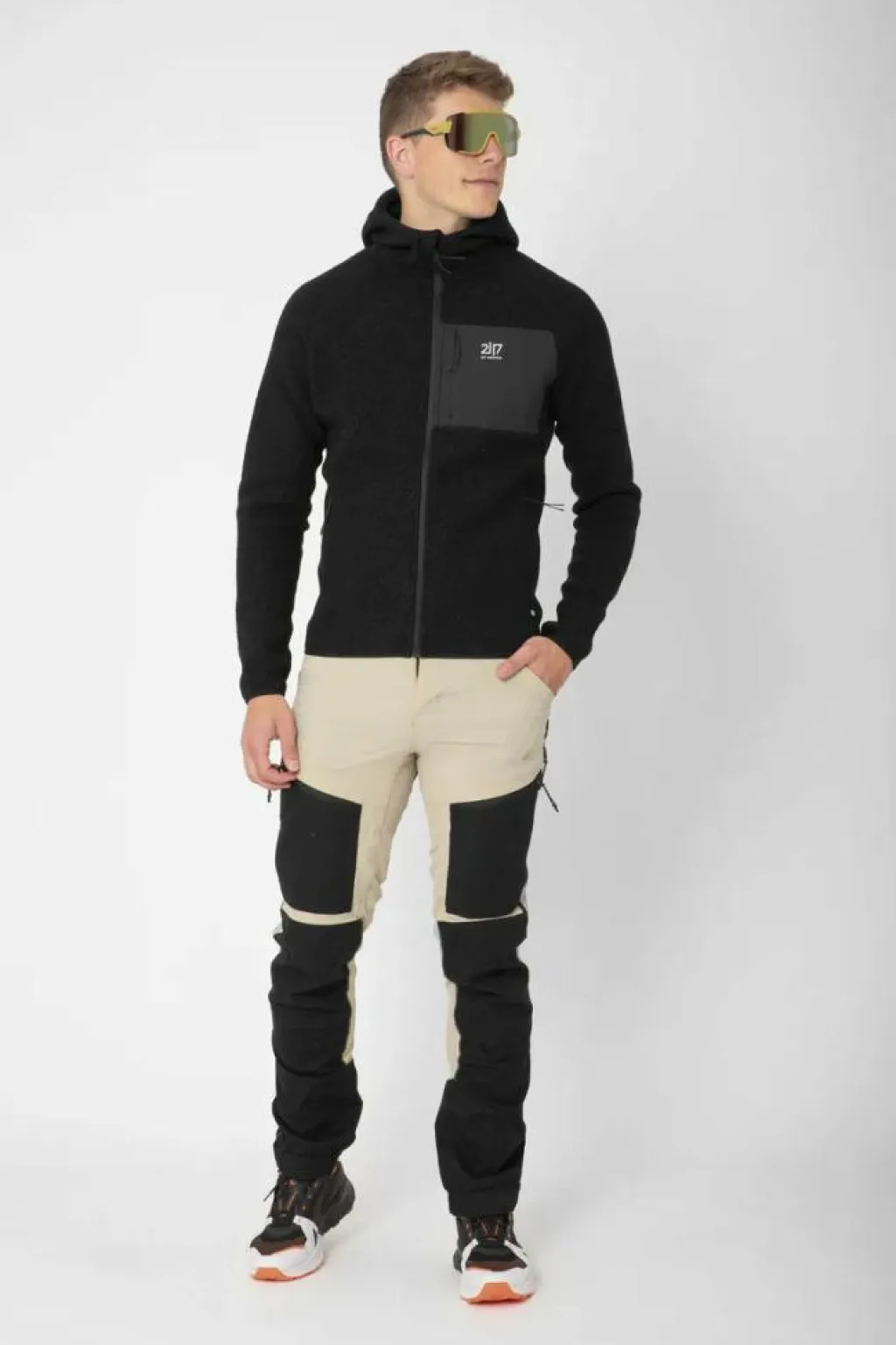 Men’S Wool Pile Hoodie Skord Black*2117 of Sweden