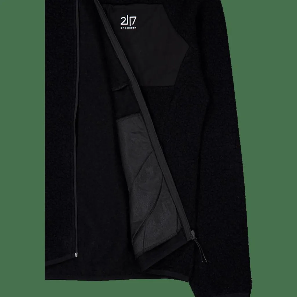 Men’S Wool Pile Hoodie Skord Black*2117 of Sweden