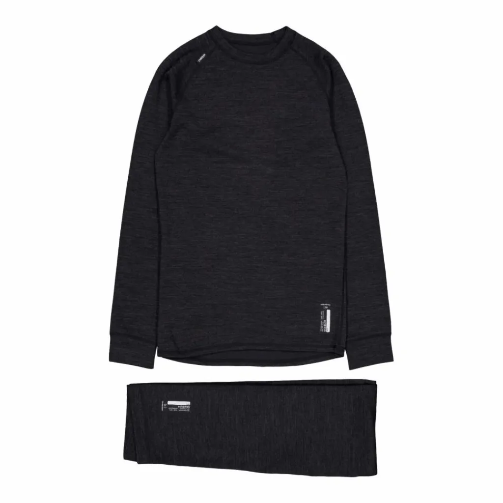 Merino Set Black Melange*Lindberg New