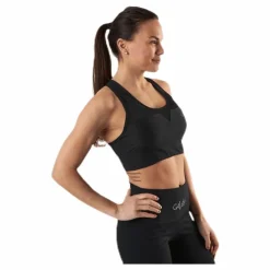 Mesh Black Swirl Sports Bra Black*Gavelo Sale