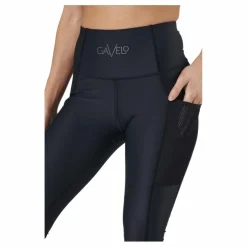 Gavelo Mesh Pocket Leggings Black Svart New
