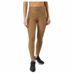 Gavelo Mesh Pocket Leggings Dark Brown Brun Sale
