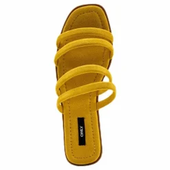 Only Mia Strap Slip On Yellow Gul Hot