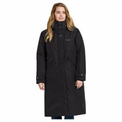 Didriksons Mia Wns Parka L Black Svart Sale
