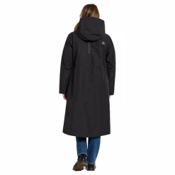 Didriksons Mia Wns Parka L Black Svart Sale