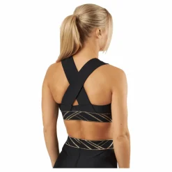 Mid Impact Deco Glam Bra Black-deco Glam*Puma Best