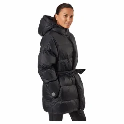 Mid Length Beltet Coat Black*Svea New
